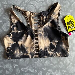 NWT Zumba worldwide tie dye sports bra size small